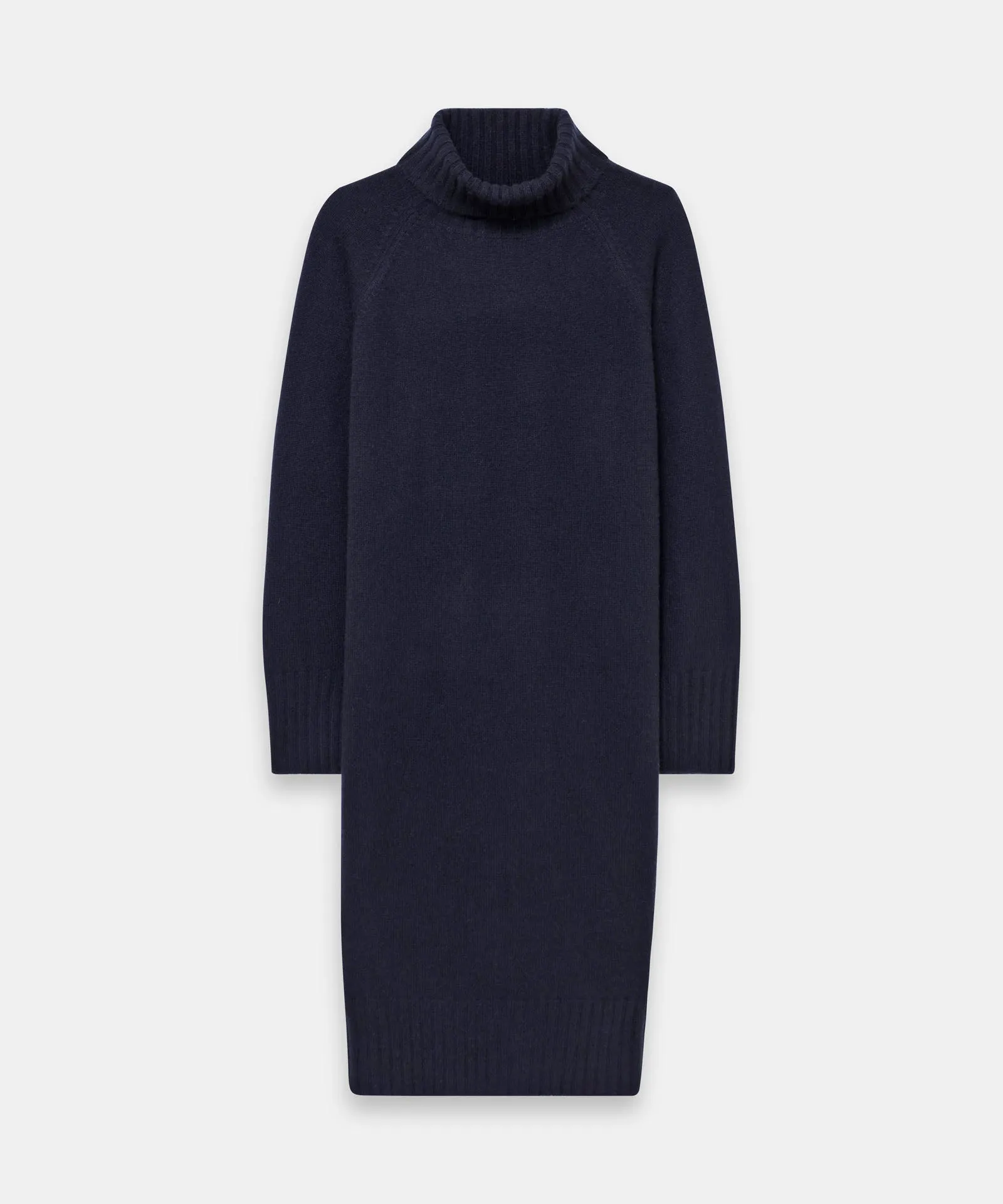 Luxe Cashmere Turtleneck Dress