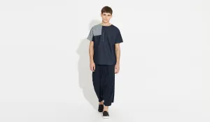 Magnus | Indigo-Patchwork - T-Shirt