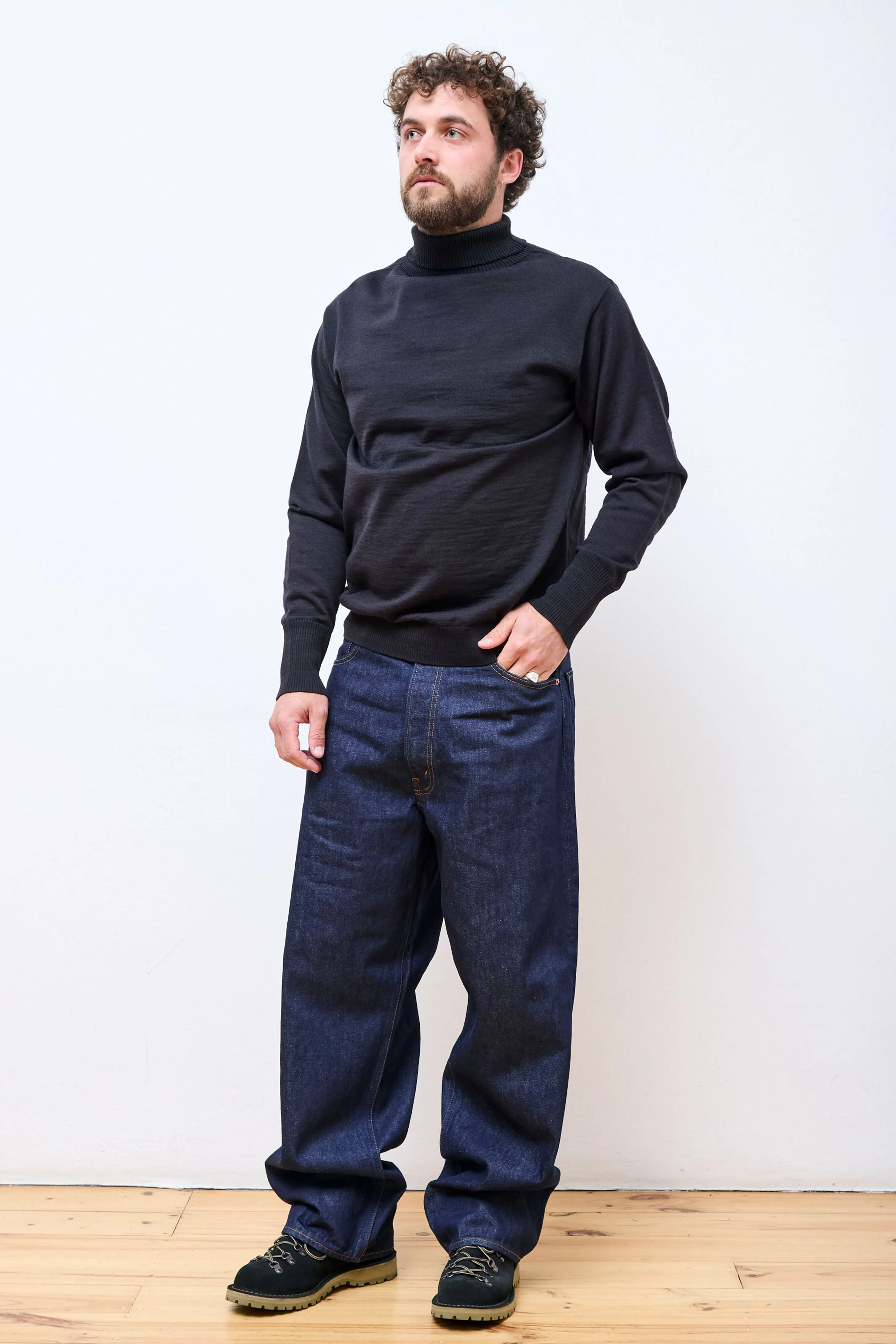 Marine Turtleneck Black