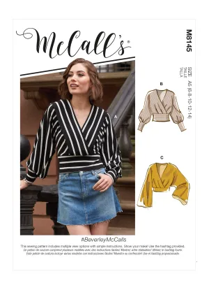 McCall's Pattern M8145 Misses' Tops