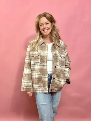 Mendocino Plaid Soft Knit Jacket