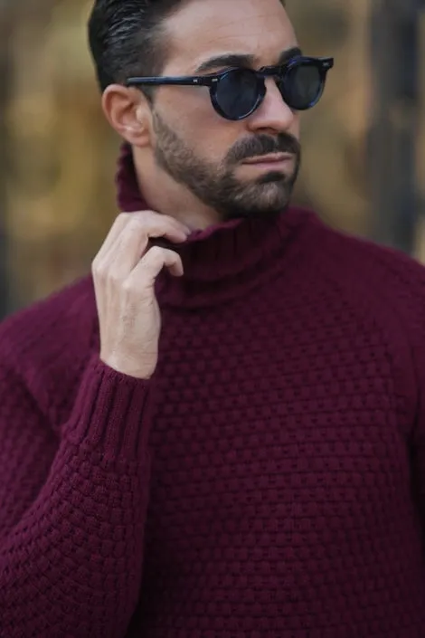 Men's Turtleneck Jumper Sweater