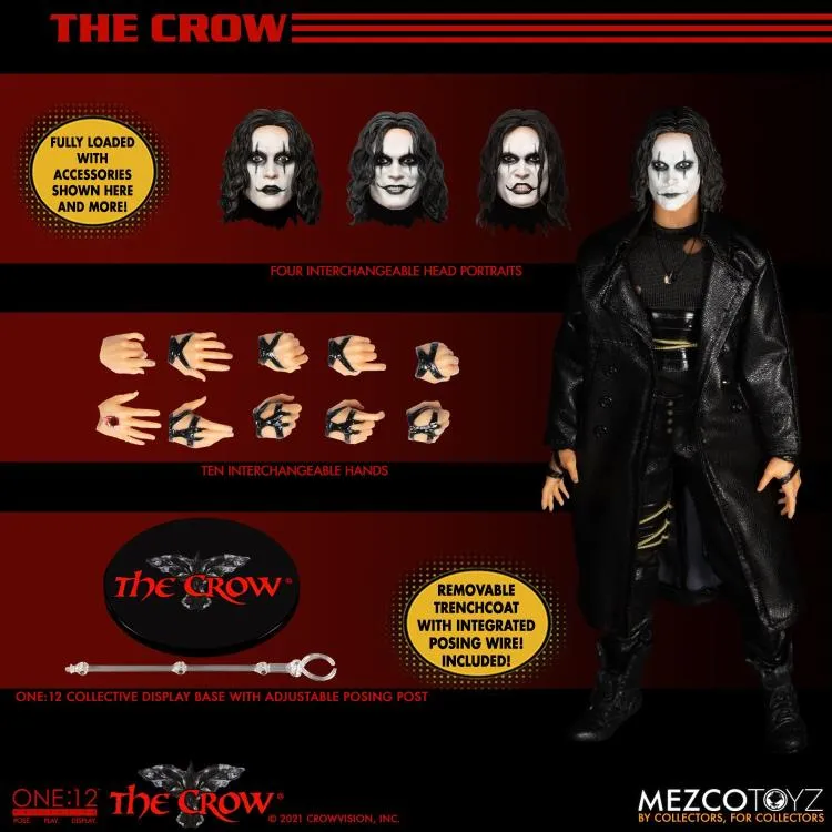 Mezco Toyz ONE:12 Collective: The Crow Eric Draven Action Figure