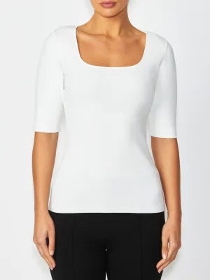 Milano Ivory Knit Top