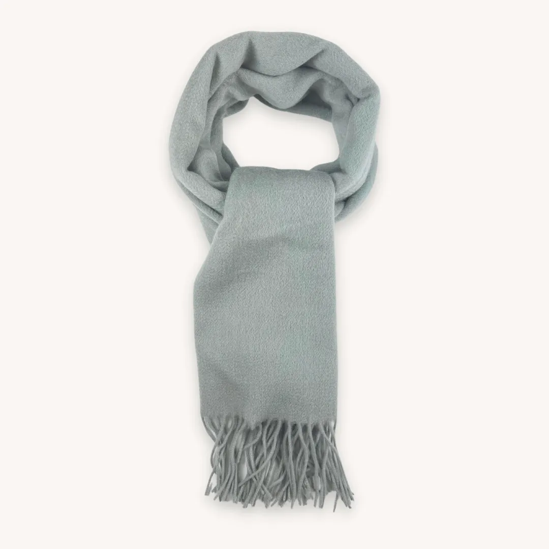 Mint Green Cashmere Scarf