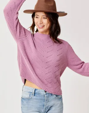 Monroe Sweater: Orchid