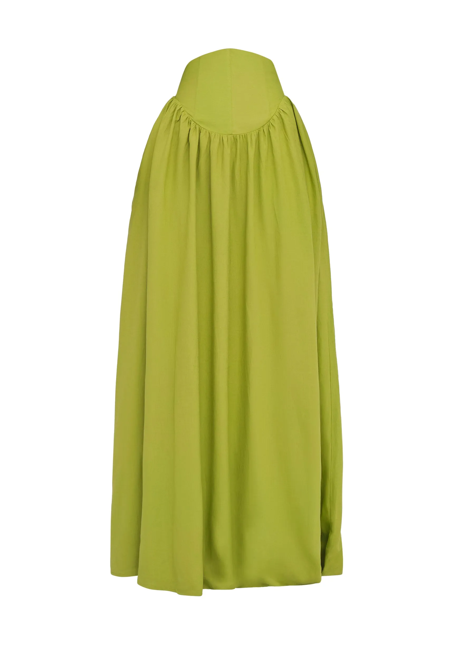 PADO CORSET MAXI SKIRT - LIME