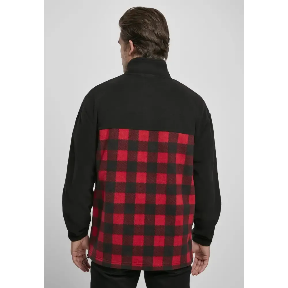 Patterned Polar Fleece Track Jacket