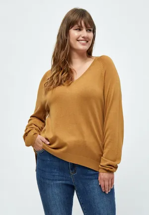 PCTana Pullover Curve - Bone Brown