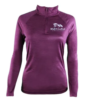 Performance Pull Over | Quarter Zip | 100% Polyester | Maroon