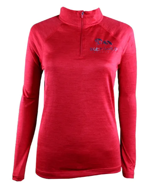 Performance Pull Over | Quarter Zip | 100% Polyester | Maroon