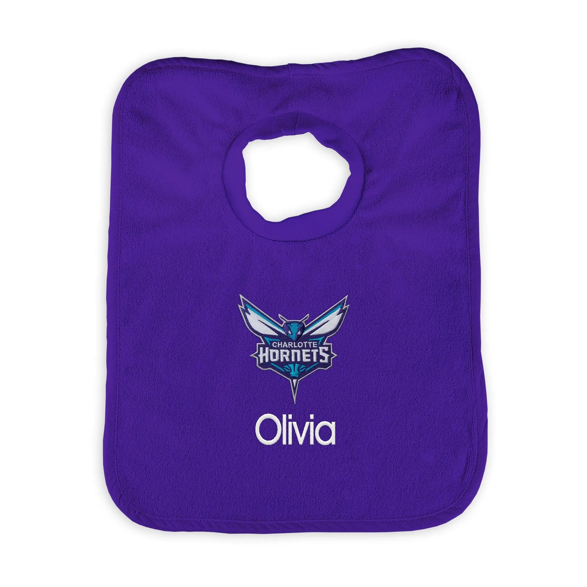 Personalized Charlotte Hornets Pullover Bib