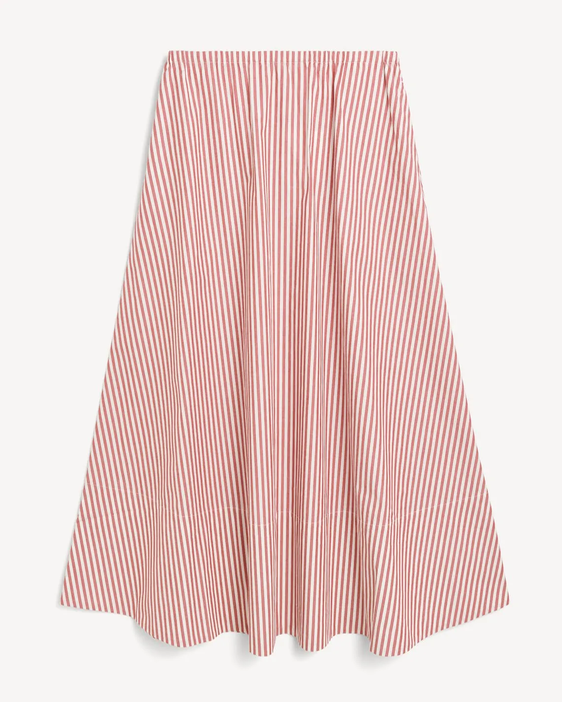 PHEOBES SKIRT | RED WHITE WITH STRIPES