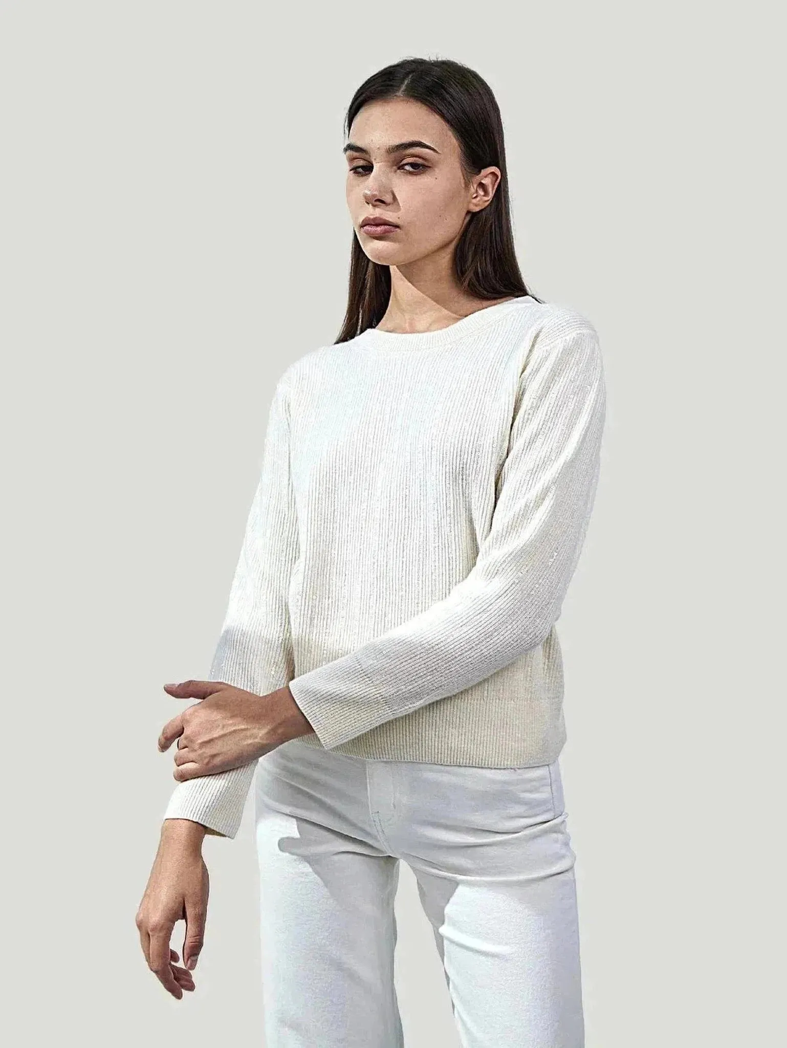 Pissenlit Sequined Cashmere Sweater