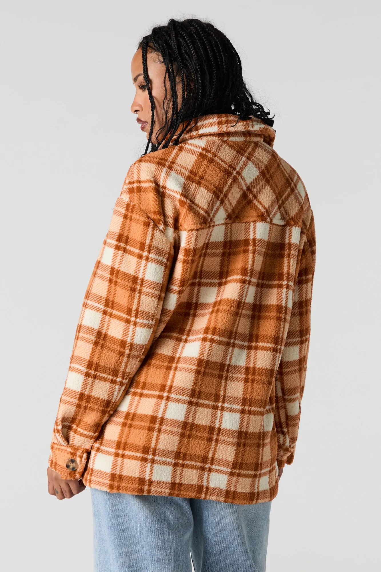 Plaid Sherpa Shacket