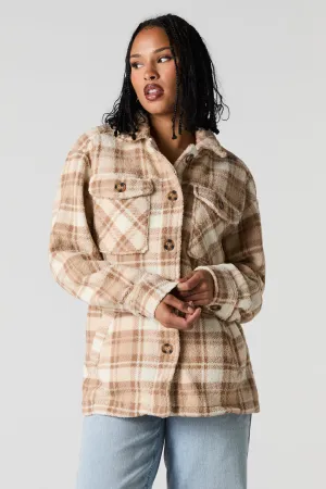 Plaid Sherpa Shacket