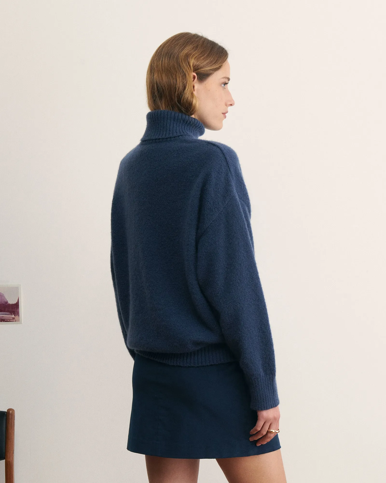 "Amour" dupuis mohair wool sweater