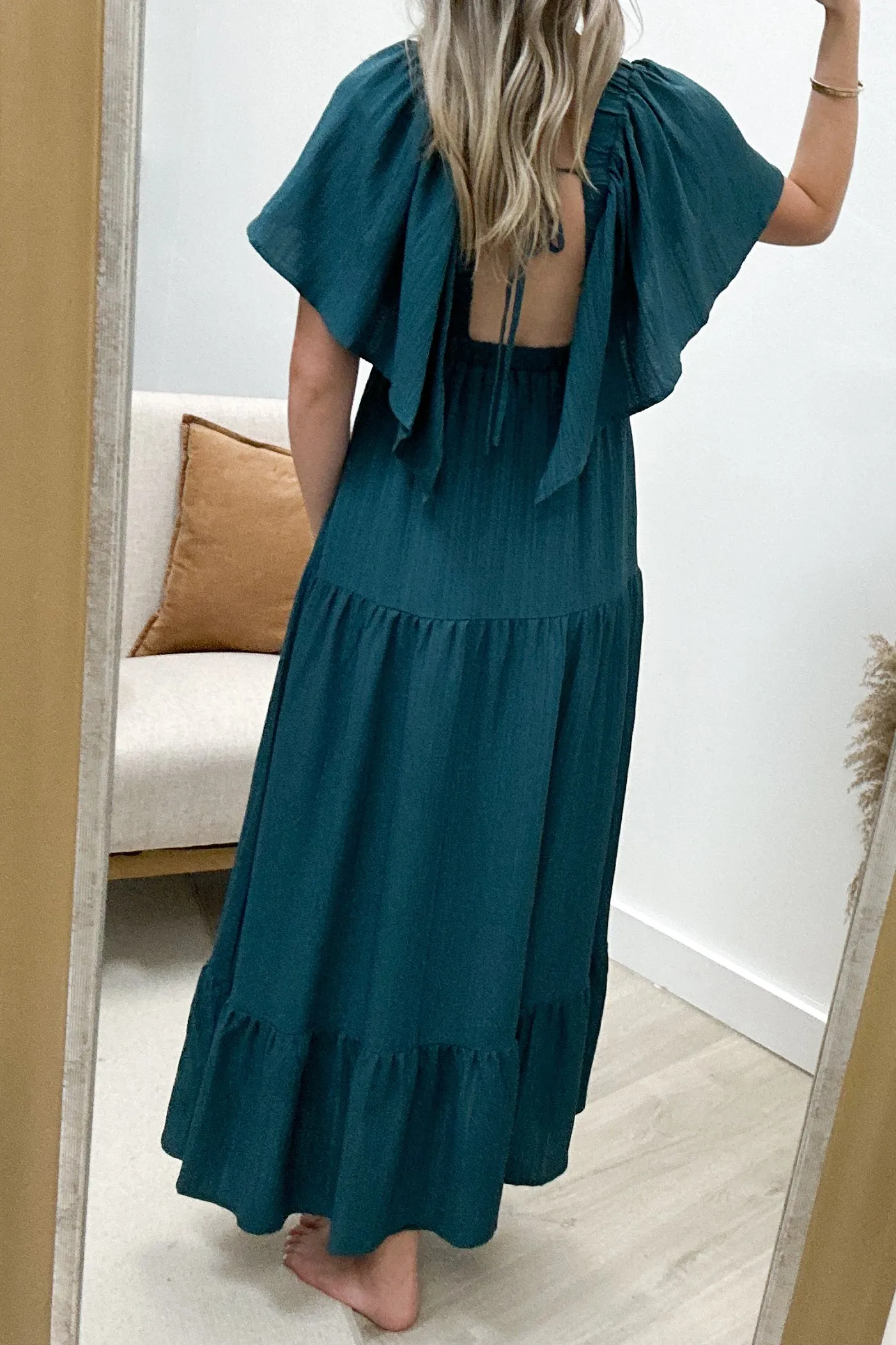 "Wishful Thinking" Maxi Dress (Emerald)