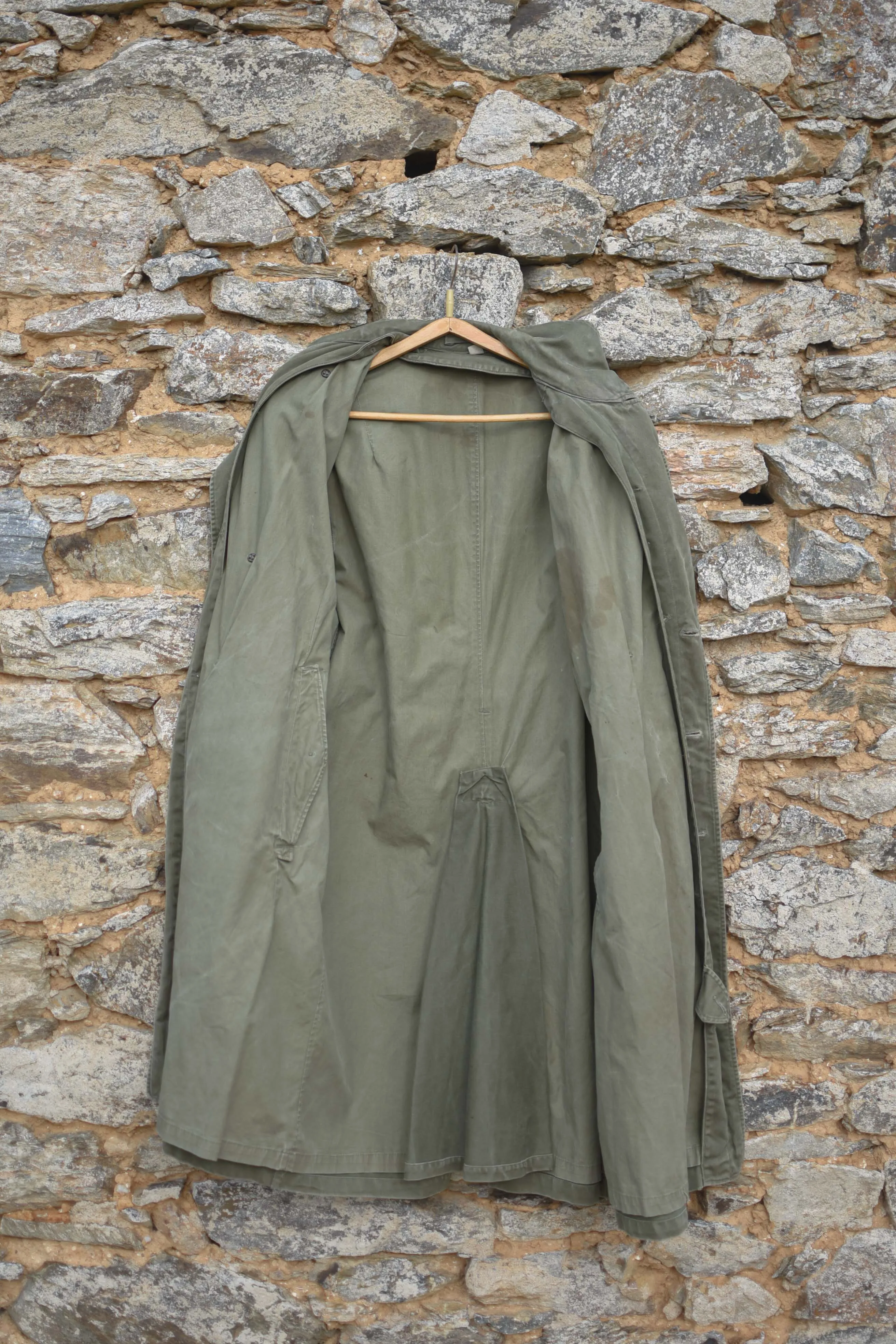 Rain overcoat US army Korea OG 107/ imperméable surveste