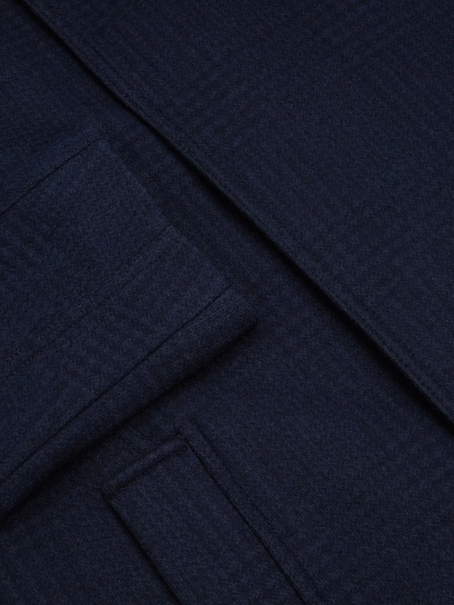 Remus - Navy Check Overcoat