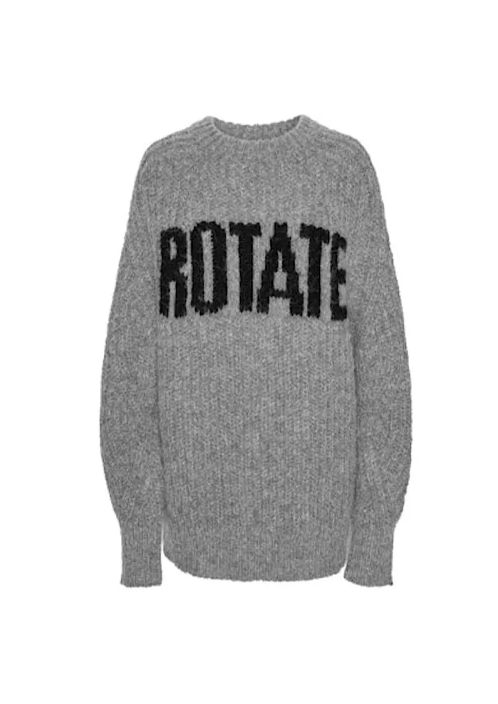 ROTATE Knitted Logo Sweater