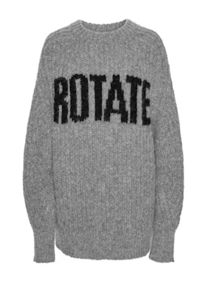 ROTATE Knitted Logo Sweater