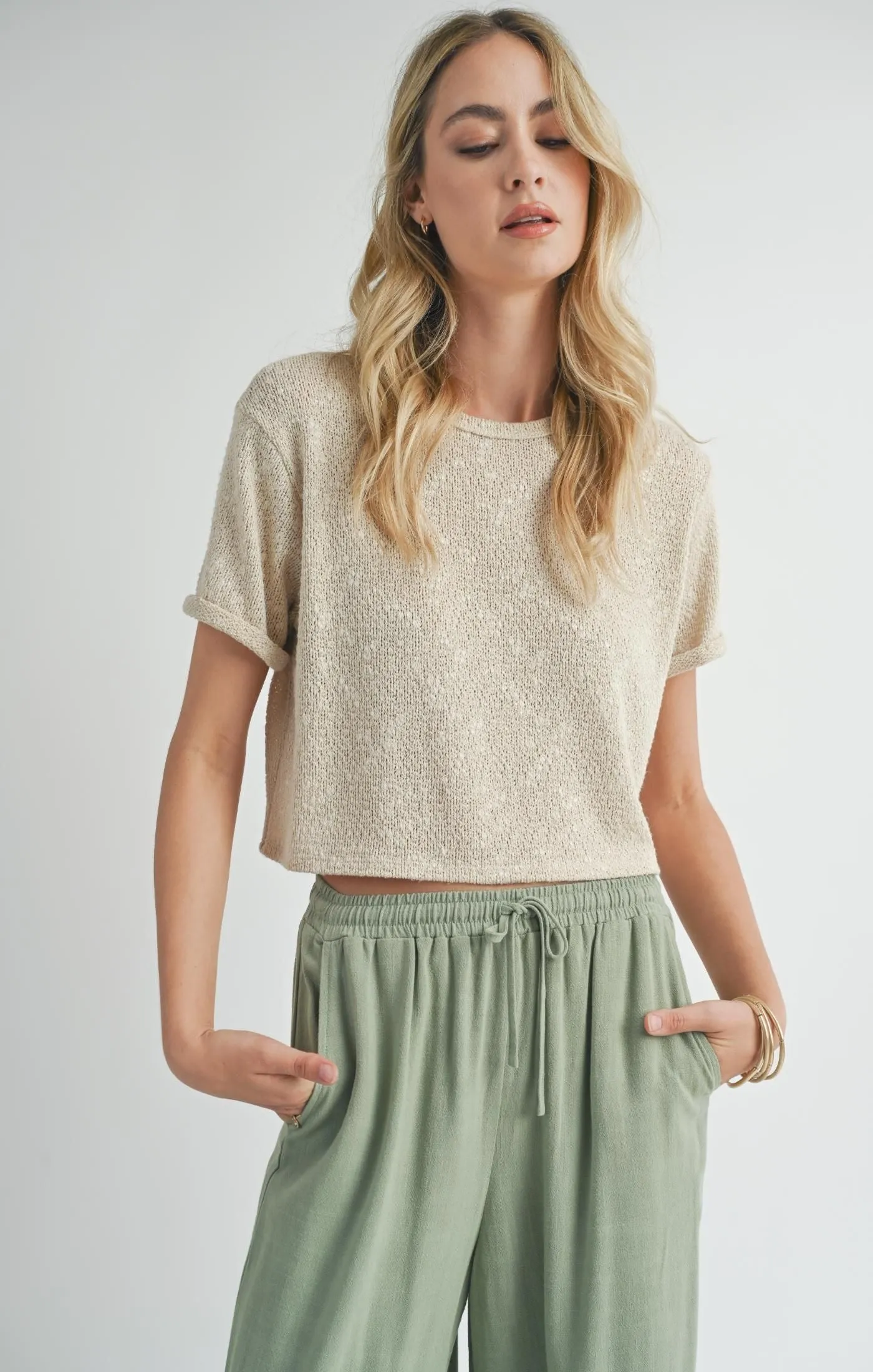 Sadie & Sage Core Memory Knit Top