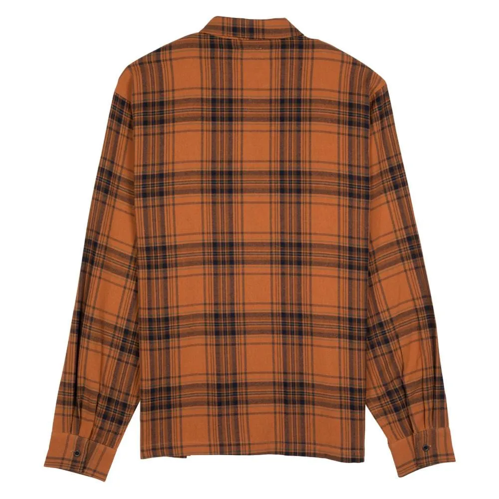 Santa Cruz El Jefe L/S Shirt Terracotta Check