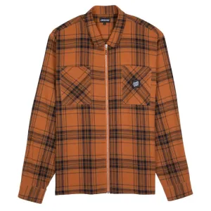 Santa Cruz El Jefe L/S Shirt Terracotta Check