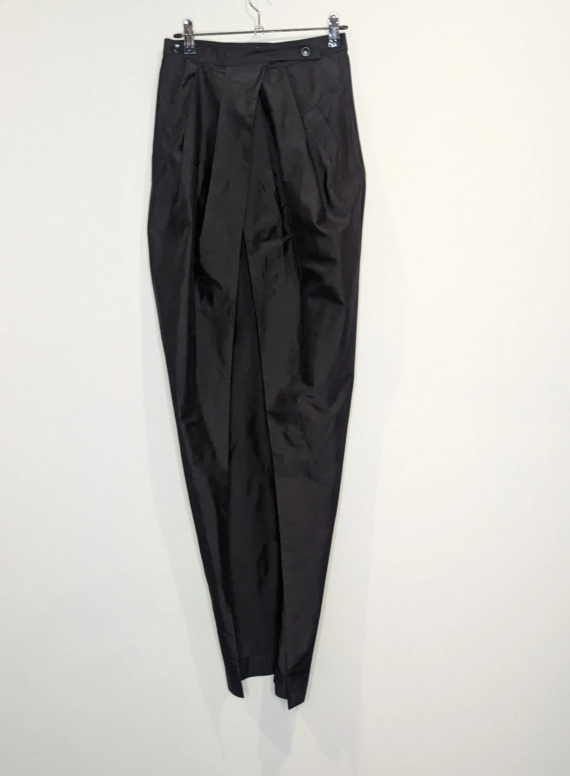 Sass & Bide Black Silk Overlay Maxi Skirt