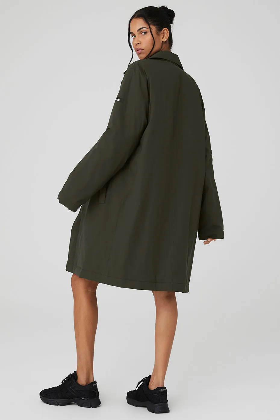 Signature Overcoat - Stealth Green