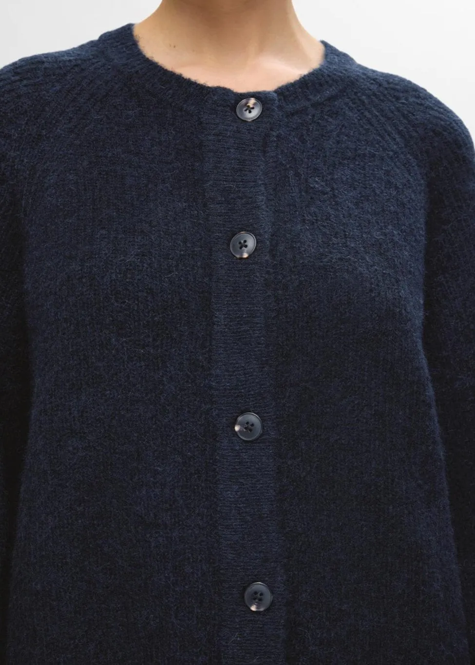 SLFLULU LS KNIT CARDIGAN | DARK SAPPHIRE