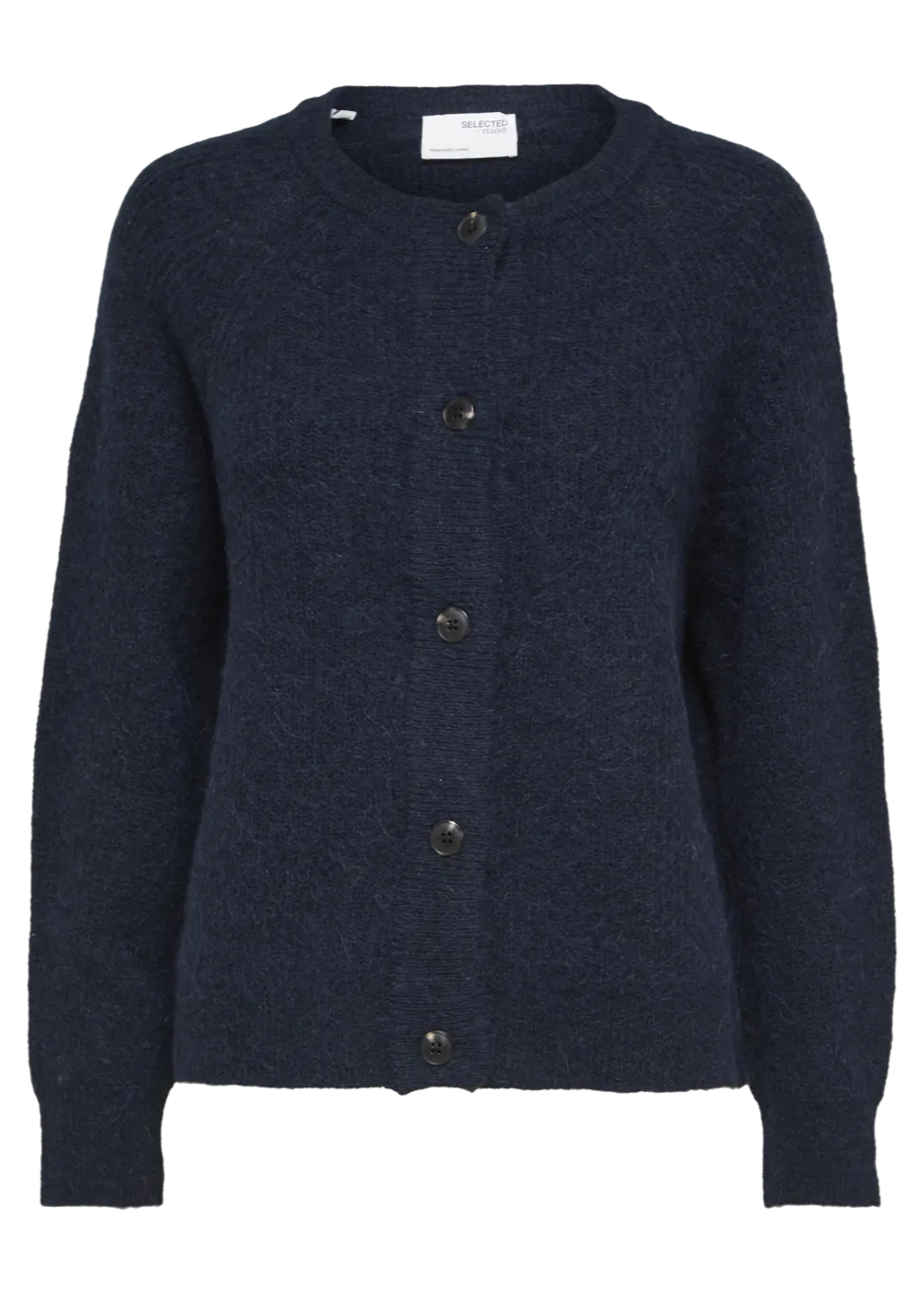 SLFLULU LS KNIT CARDIGAN | DARK SAPPHIRE