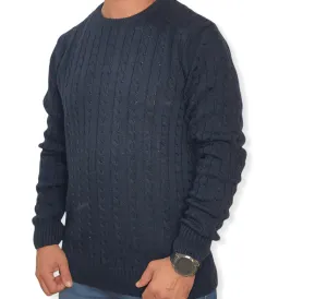 [Slim Fit] Men Pullover - Blue