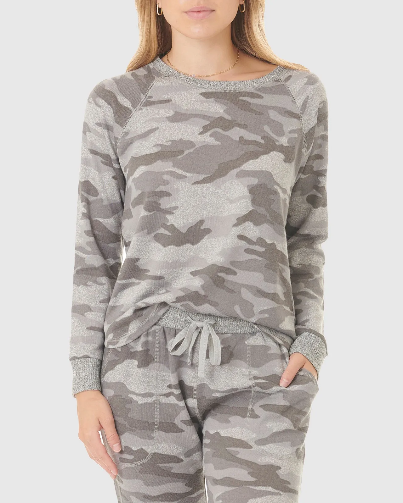 Smokey Camo Hacci Long Sleeve PJ Set