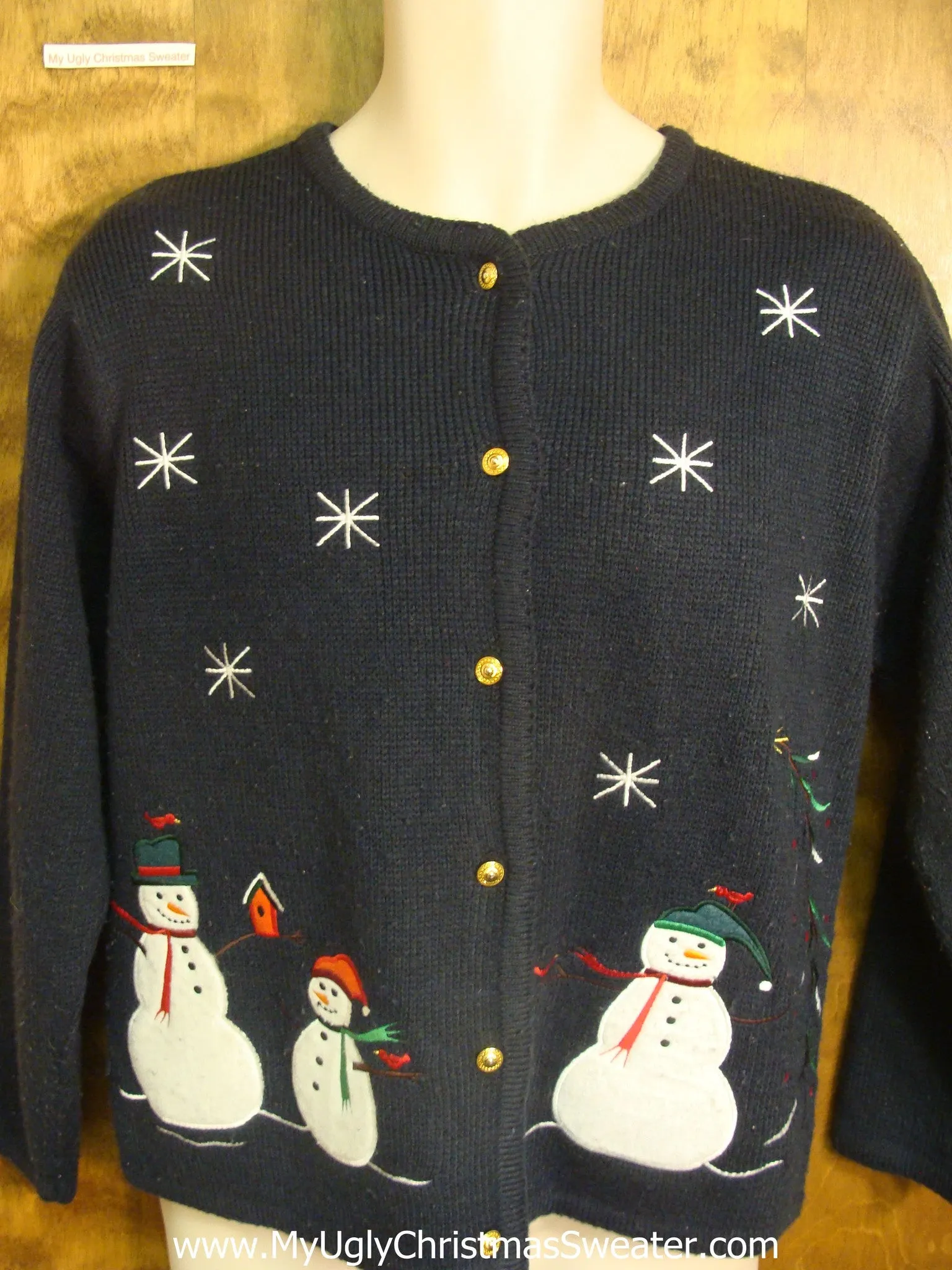 Snowman Family and Friends Bad Christmas Sweater