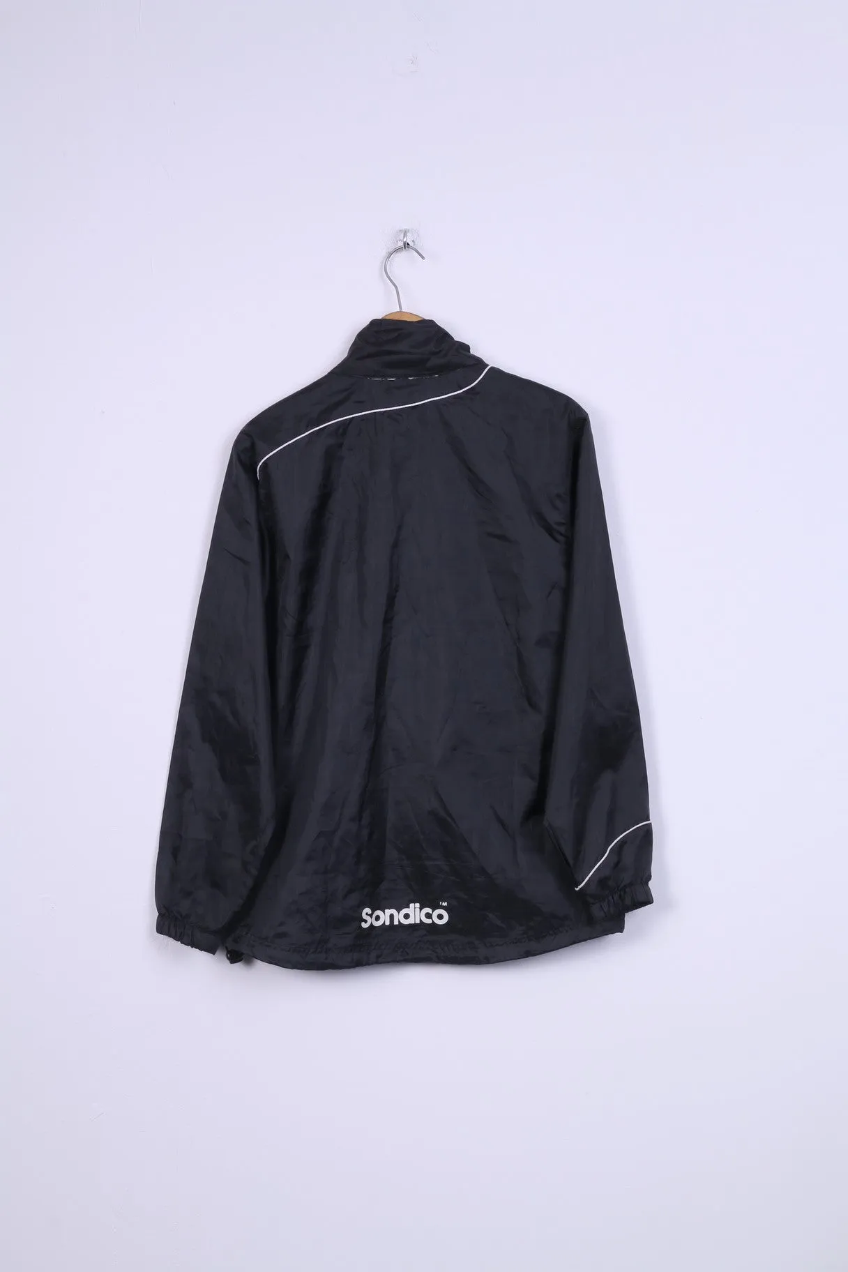 Sondico Mens S Track Top Jacket Black Sport Training