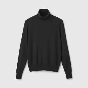 Stretch Merino Turtleneck