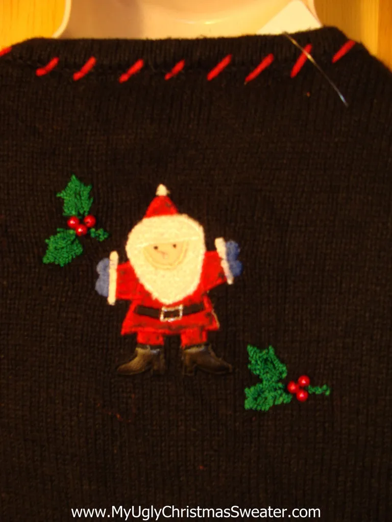 Tacky Ugly Christmas Sweater with a Treasure Trove of Gifts (f104)