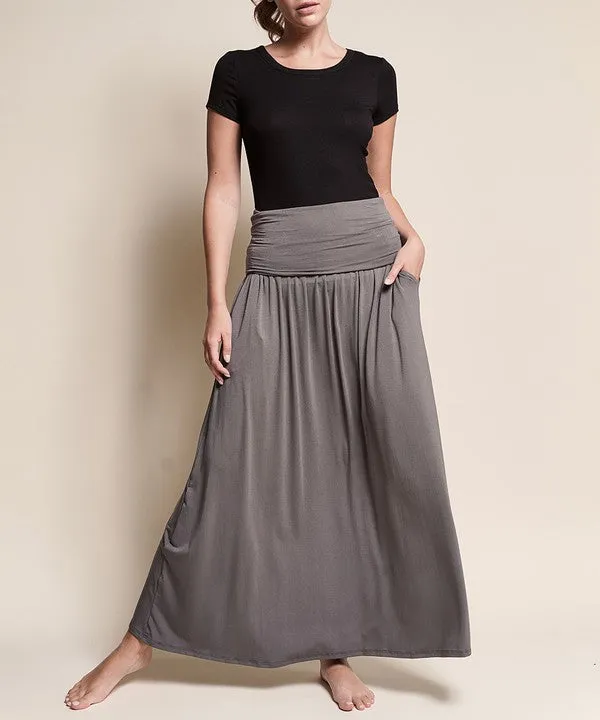 TEEK - BAMBOO YOGA MAXI SKIRT