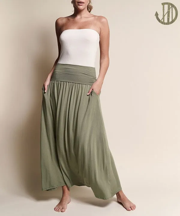 TEEK - BAMBOO YOGA MAXI SKIRT