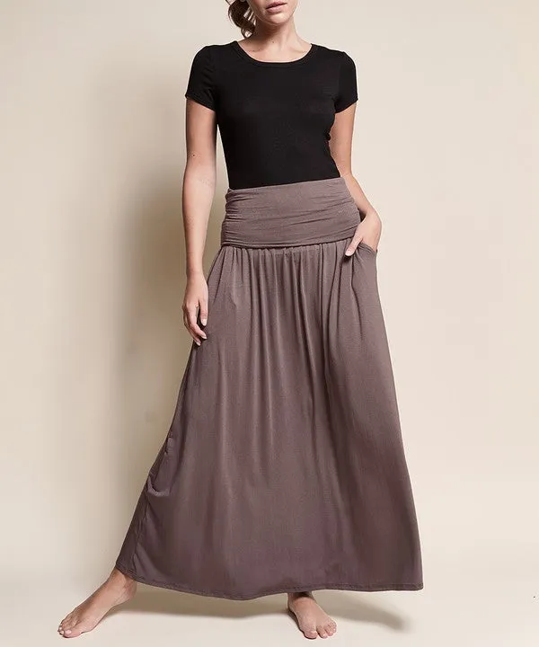 TEEK - BAMBOO YOGA MAXI SKIRT