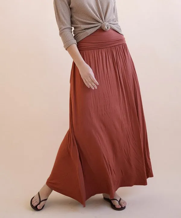 TEEK - BAMBOO YOGA MAXI SKIRT