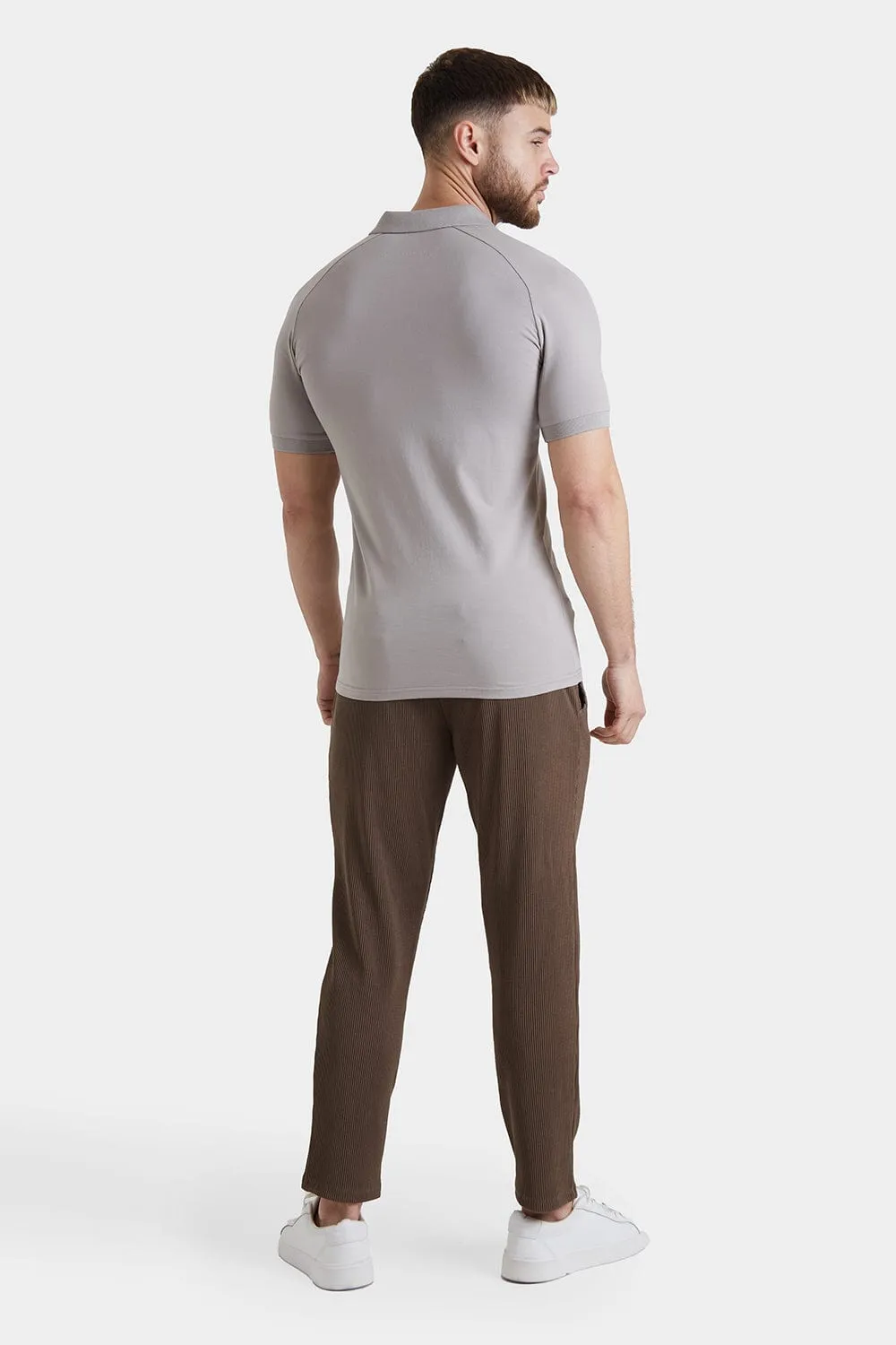 Textured Trouser in Dark Nutmeg