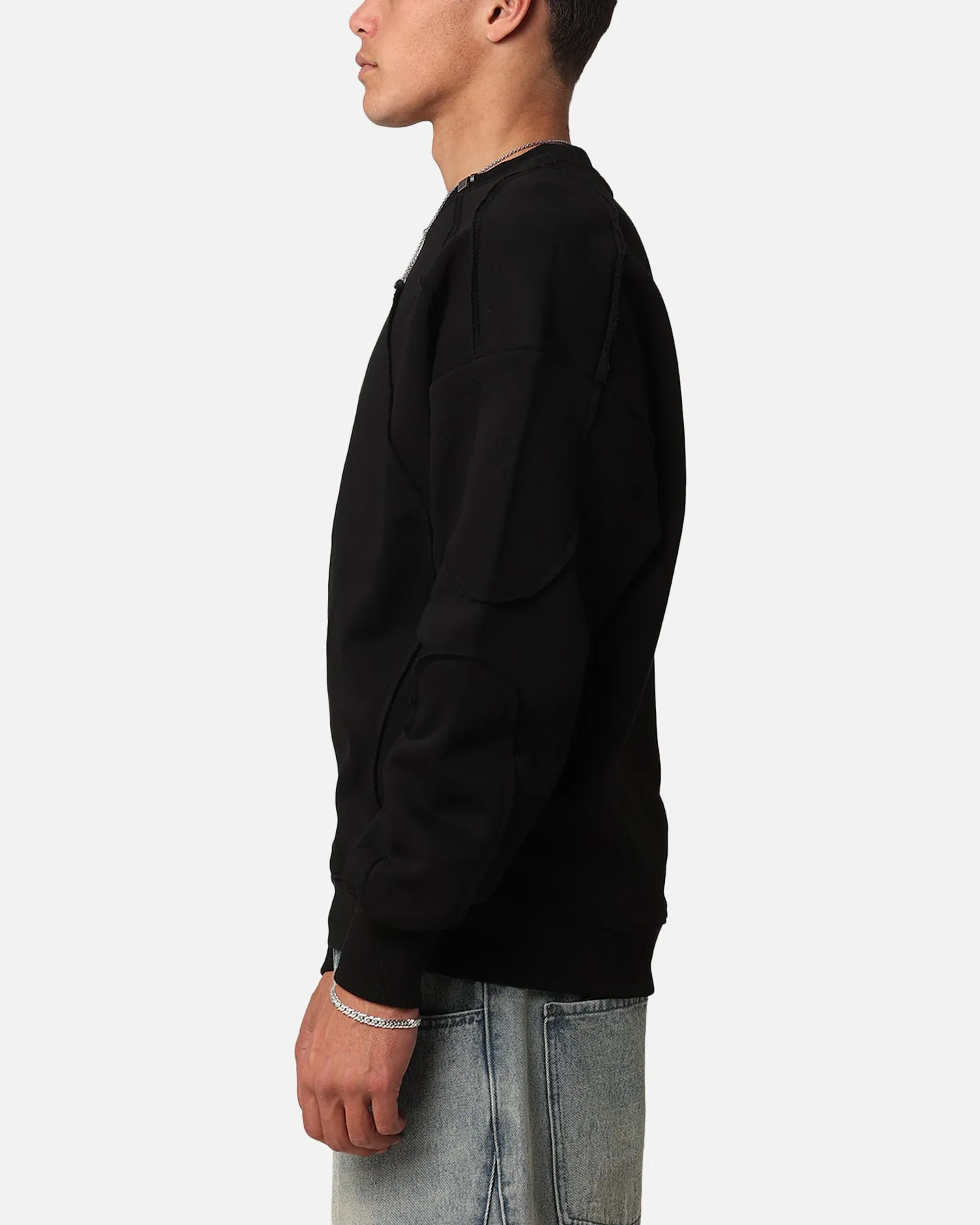 The Anti Order Metal Crewneck Black