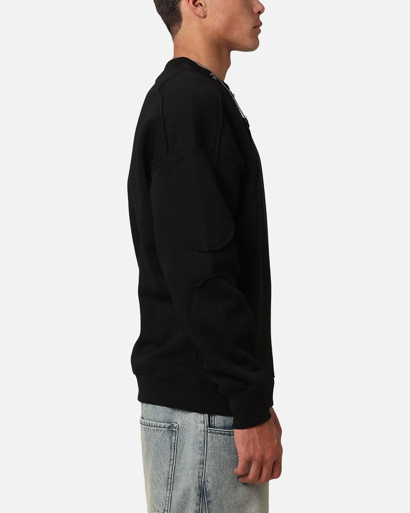 The Anti Order Metal Crewneck Black