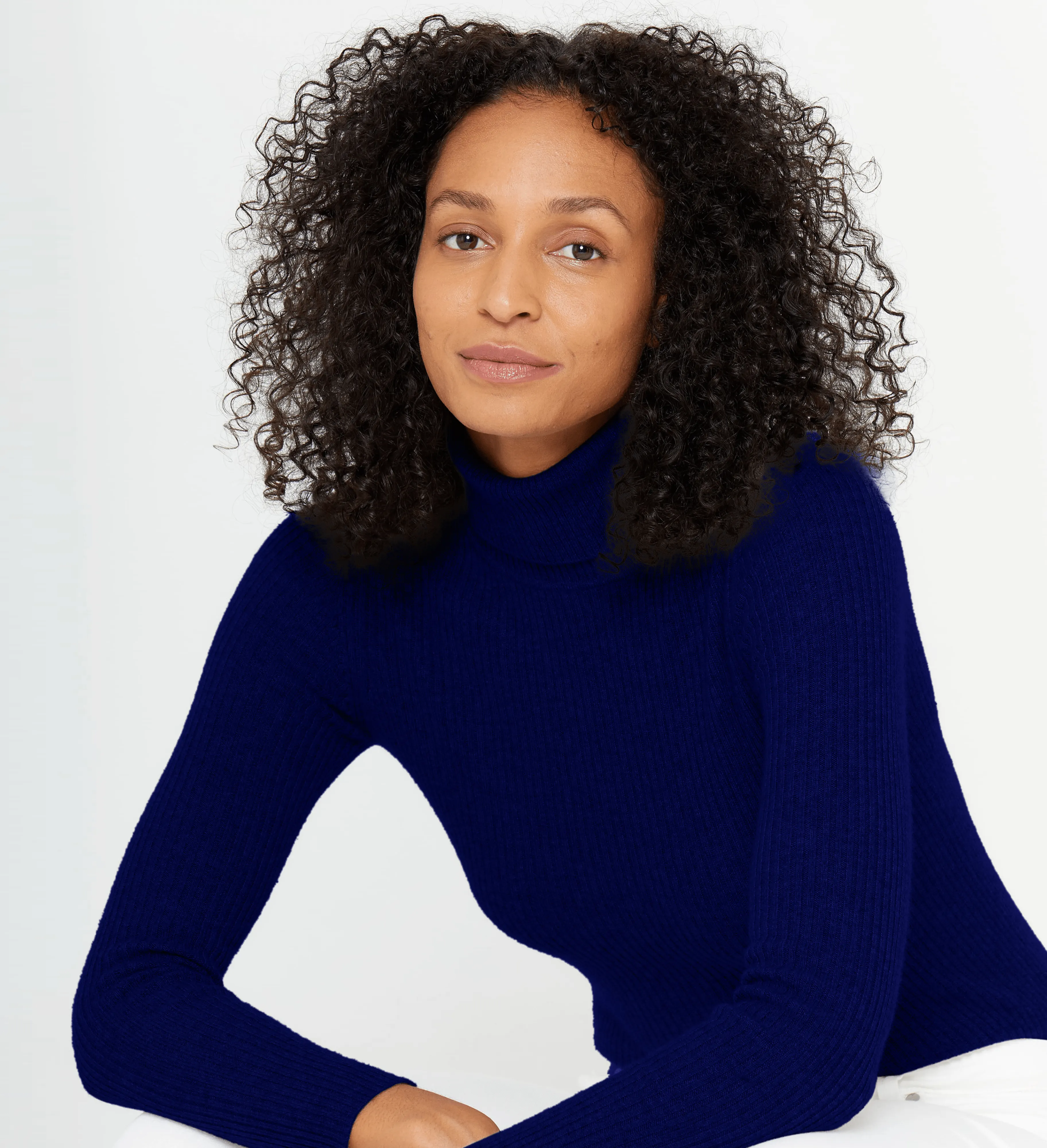 The Ribbed Turtleneck Cashmere Sweater