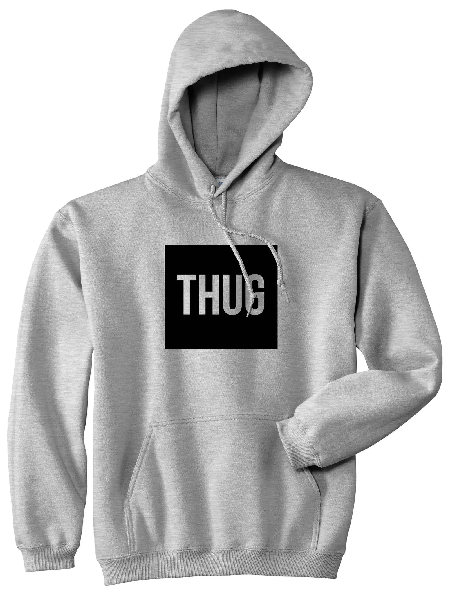 Thug Gangsta Box Logo Pullover Hoodie Hoody