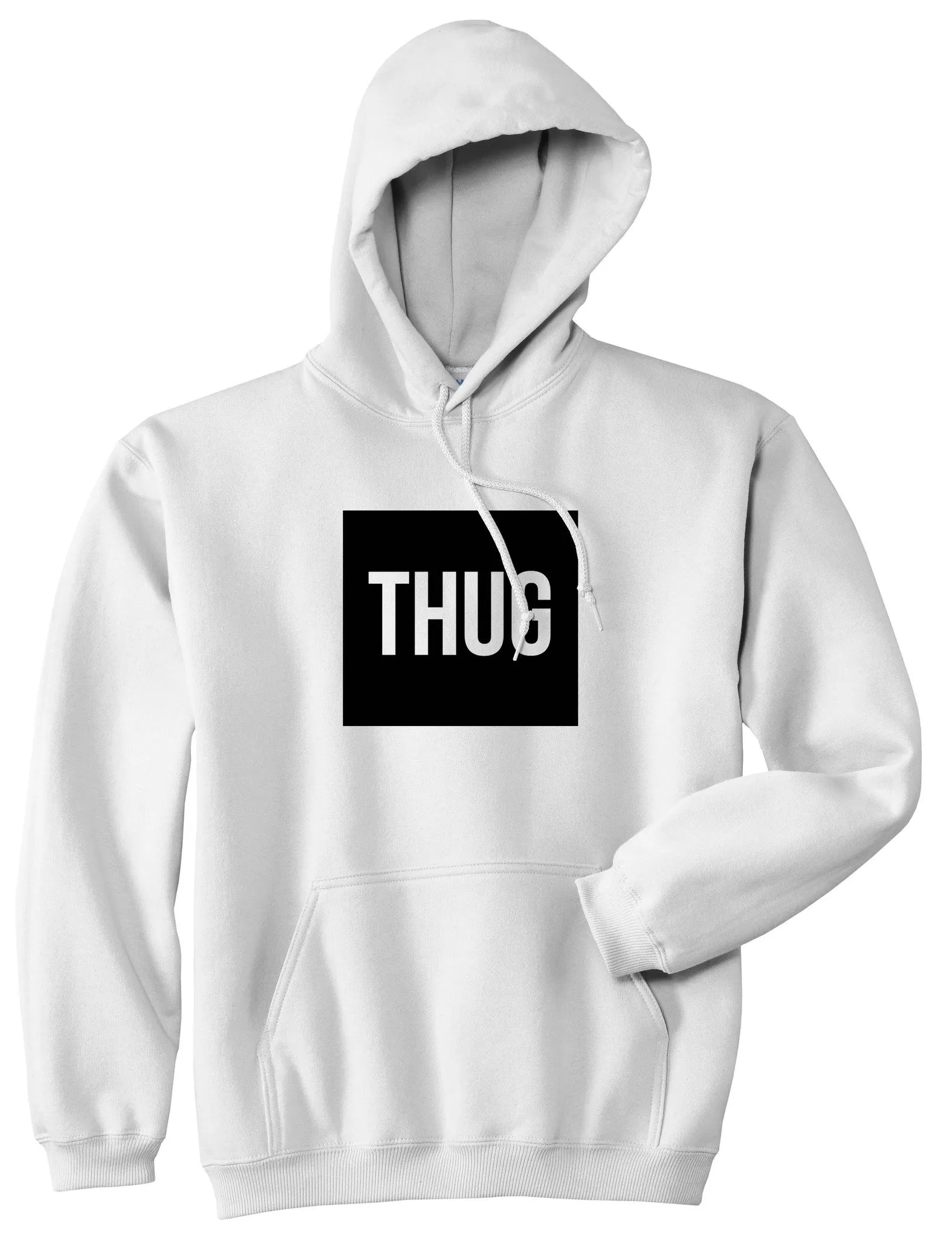 Thug Gangsta Box Logo Pullover Hoodie Hoody