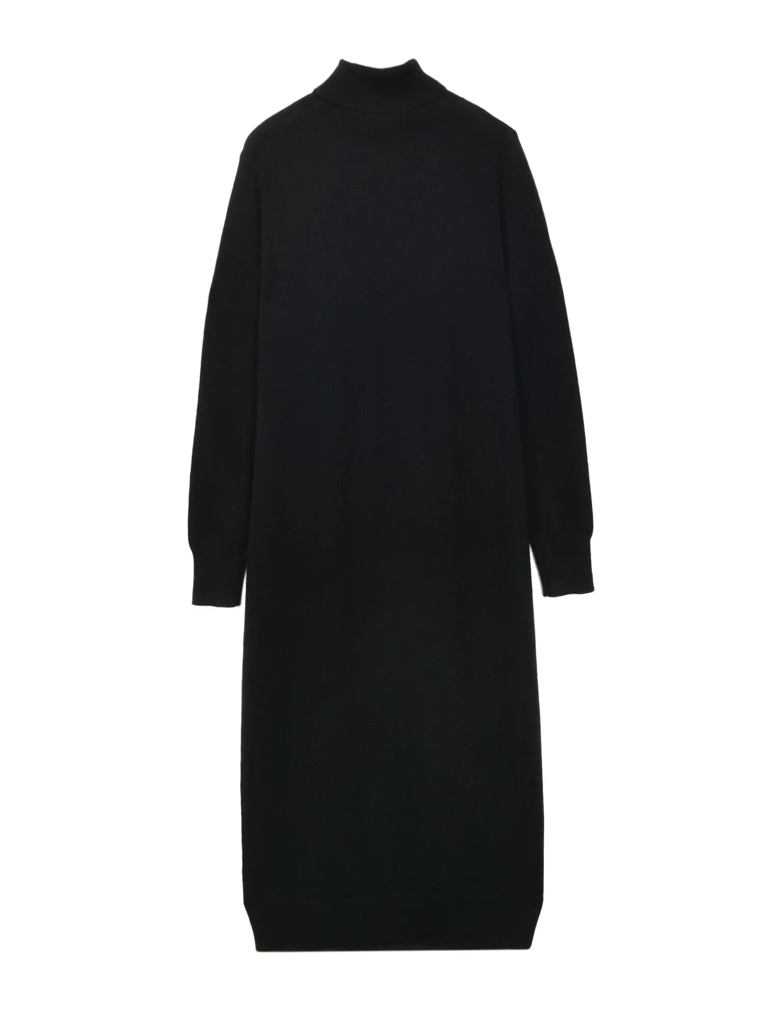 Turtleneck Maxi Dress_Black